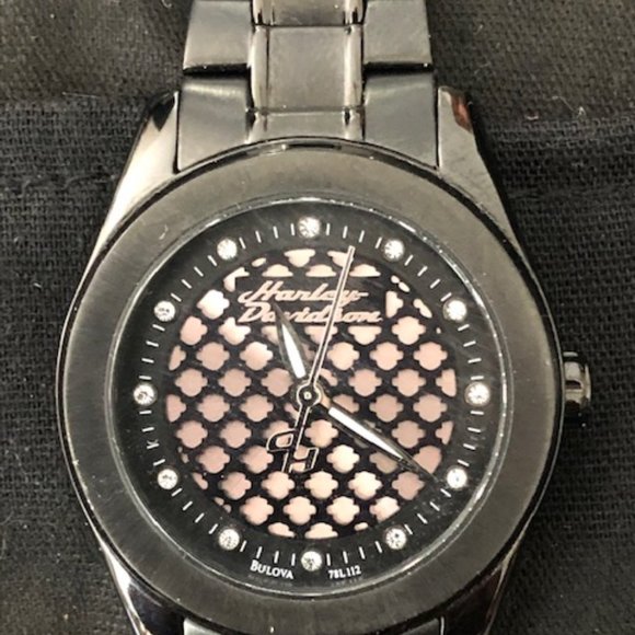HARLEY DAVIDSON LADIES BULOVA WATCH - Picture 2 of 8
